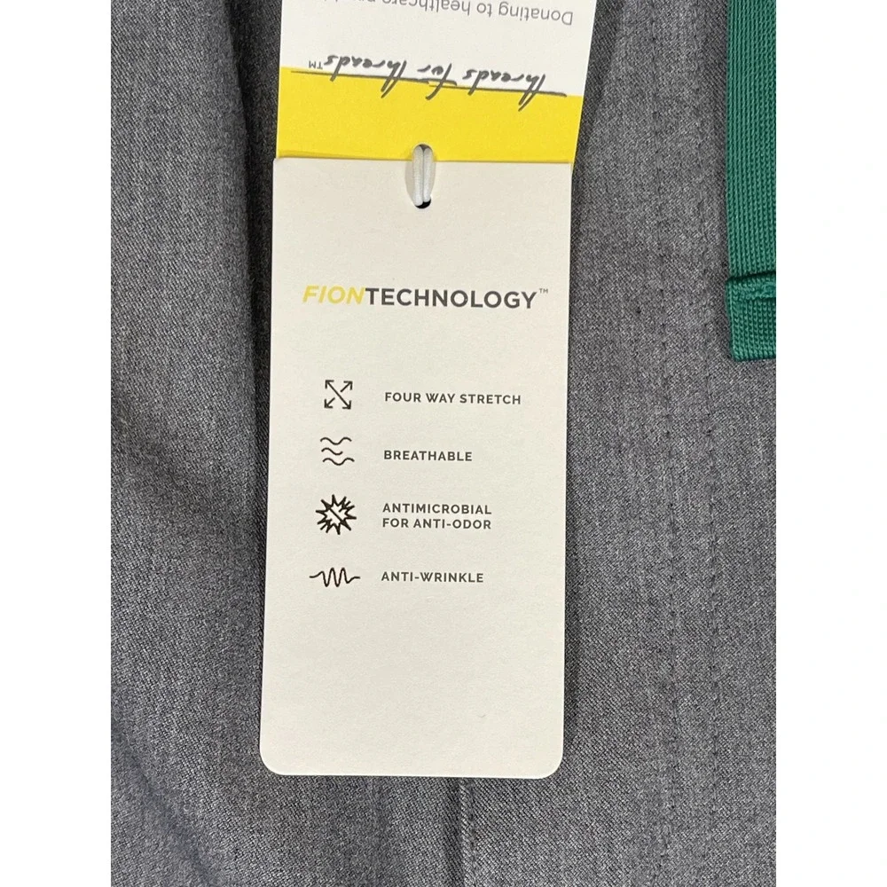 Figs Cairo Cargo Scrub Pants Mens 2XL Gray Technical Collection Work Stretch NEW